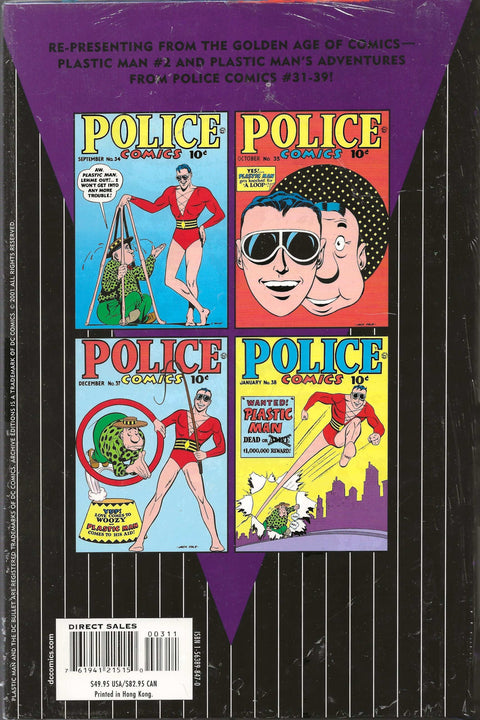 DC Archive Editions the Plastic Man Vol.3 (Hard Cover - Factory Sealed)