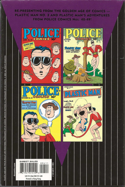 DC Archive Editions the Plastic Man Vol.4 (Hard Cover - Factory Sealed)