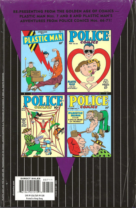DC Archive Editions the Plastic Man Vol.7 (Hard Cover - Factory Sealed)