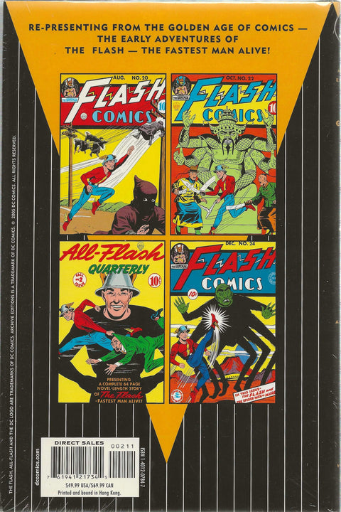 DC Archive Editions the Golden Age Flash Vol.2 (Hard Cover - Factory Sealed)