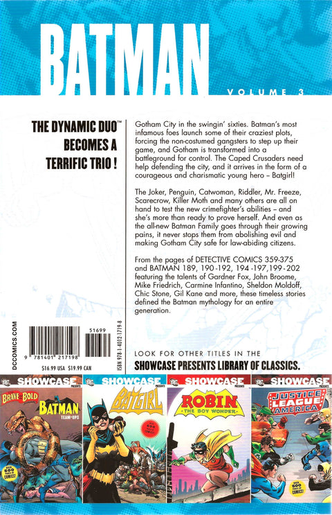 Batman book cover with text and comic book panel illustrations on a blue background