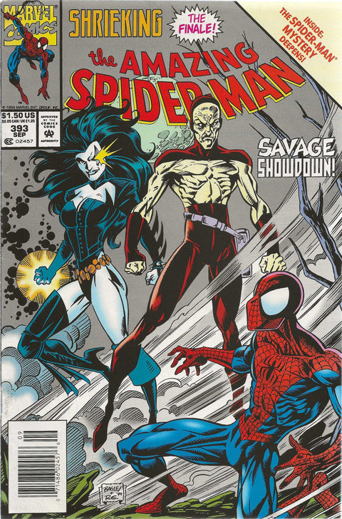 comic book with Spider-Man and Villains