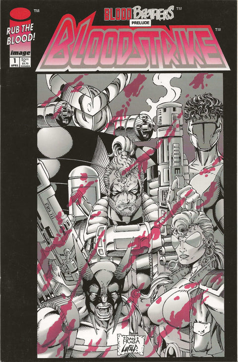 comic book cover of Bloodstrike #1