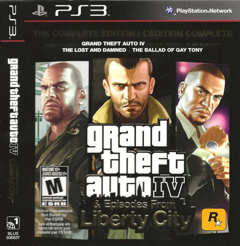 Grand Theft Auto IV - PS3 (In Case)