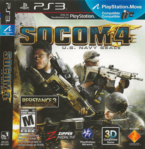 Socom 4 - PS3 (In Case)