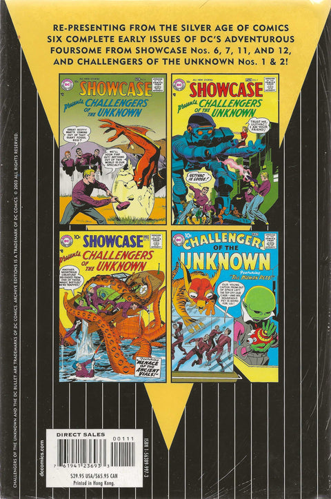 DC Archive Editions Challengers of the Unknown Vol.1 (Hard Cover - Factory Sealed)