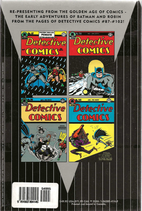 DC Archive Editions Batman Vol.4 (Hard Cover - Factory Sealed)