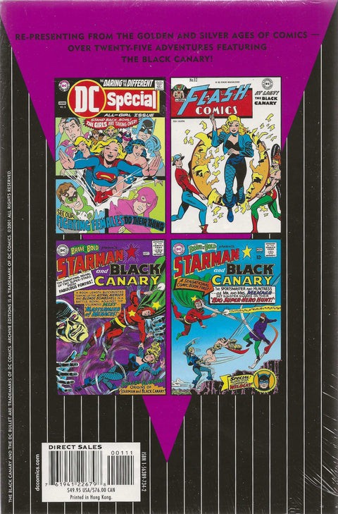 DC Archive Editions Black Canary Vol.1 (Hard Cover - Factory Sealed)