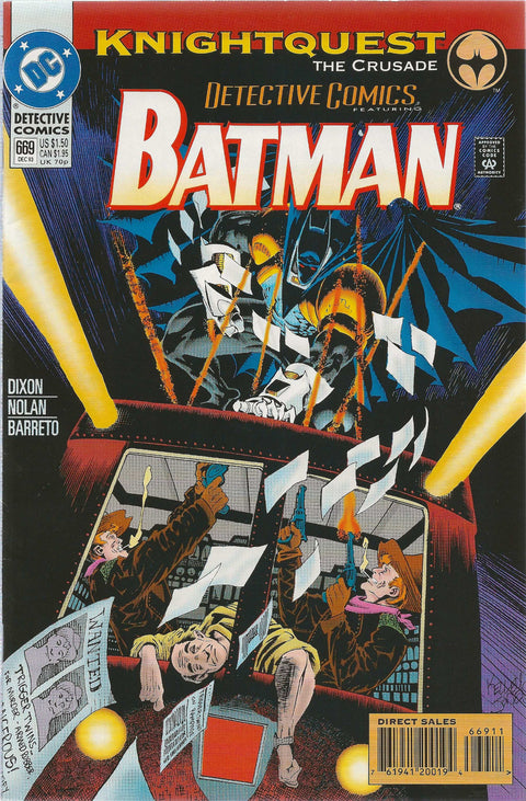 comic book cover of detective comics 669