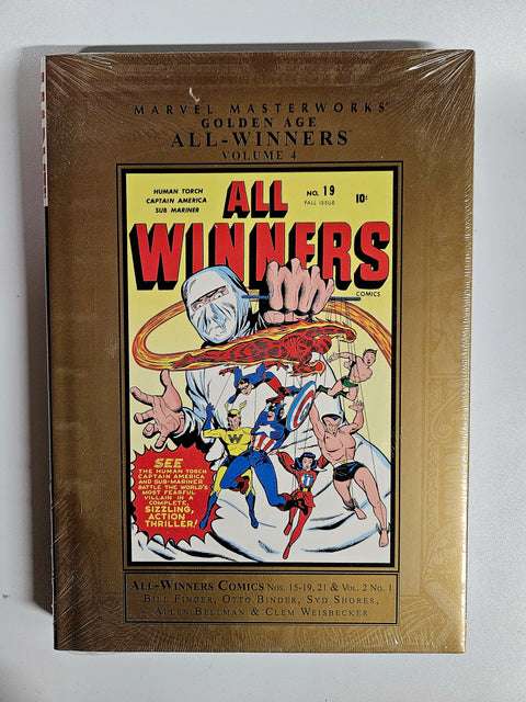 Marvel Masterworks Golden Age All Winners Vol.4 (Hardcover - Sealed)