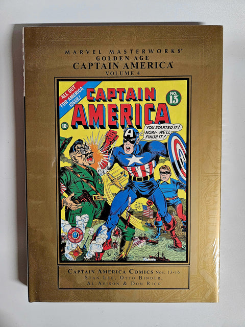 Marvel Masterworks Golden Age Captain America Vol.4 (Hardcover - Sealed)