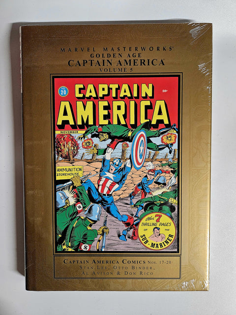 Marvel Masterworks Golden Age Captain America Vol.5 (Hardcover - Sealed)