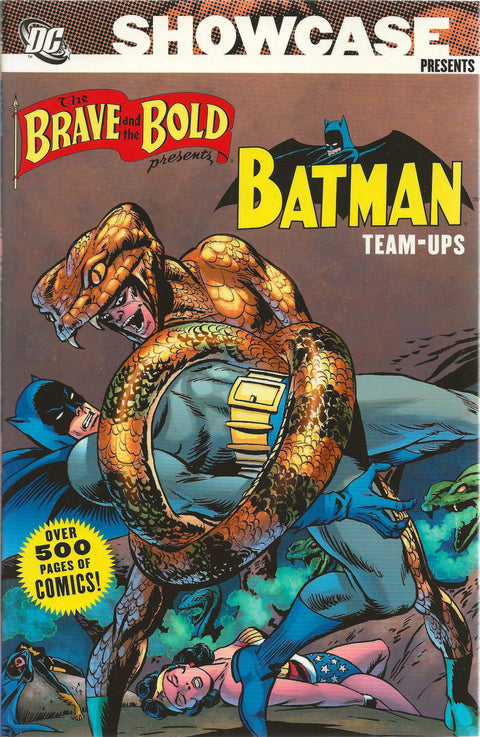 Comic book cover featuring Batman and a snake-like creature, with 'DC Showcase' branding.