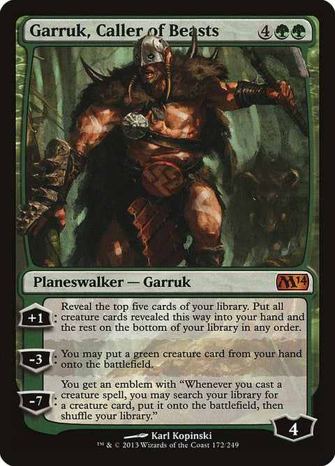 Garruk, Caller of Beasts (M14)