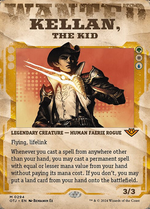 Kellan, The Kid - Wanted Poster Showcase