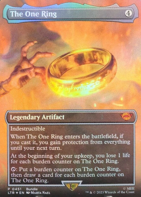 The One Ring - Borderless Scene (Foil) (LTR)