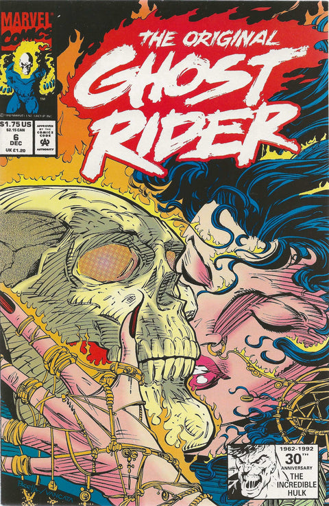 comic book cover with ghost rider