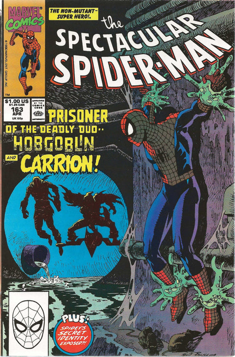 Comic book cover of Spider-Man underground
