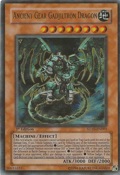 Ancient Gear Gadjiltron Dragon SD10-EN001